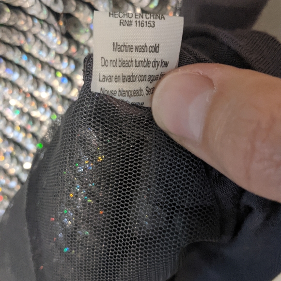 Rainbow sequin mini dress - Picture 7 of 8